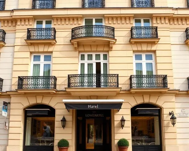 Façade d'hôtel haussmannien